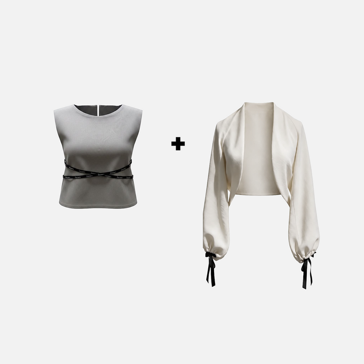 Ensemble top #23 + pardessus